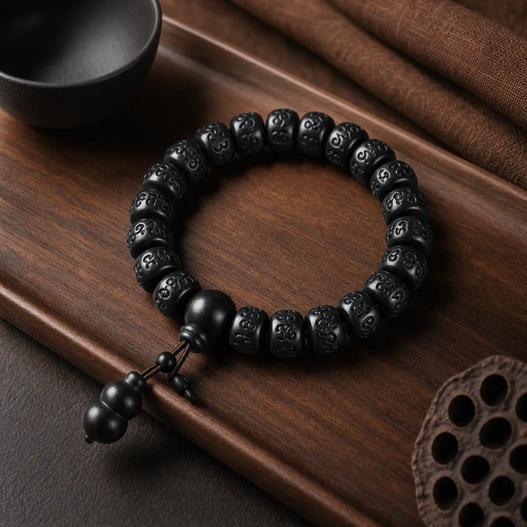 Song Yne Lightning Strike Wood Protection & Auspiciousness Bracelet
