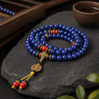 Song Yne Tibetan Lapis Lazuli Positive Energy Mala Bracelet