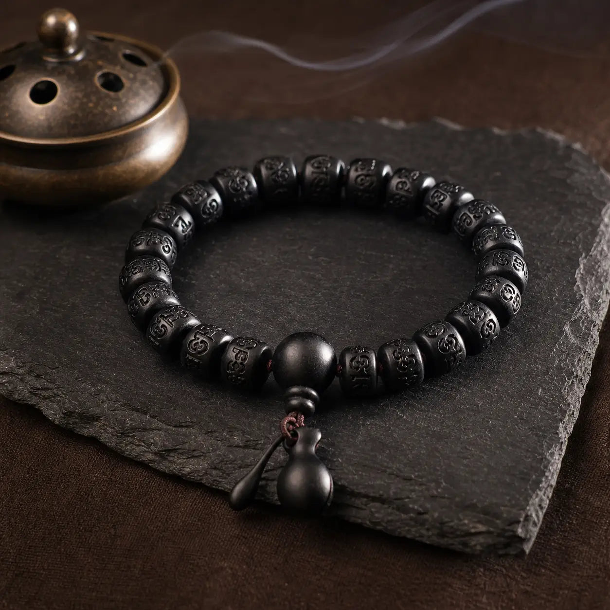 Song Yne Lightning Strike Wood Protection & Auspiciousness Bracelet