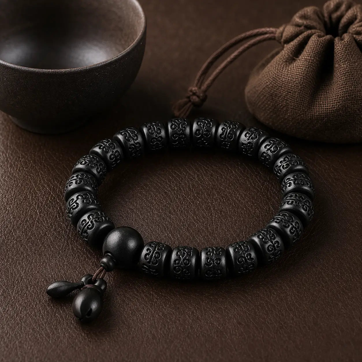 Song Yne Lightning Strike Wood Protection & Auspiciousness Bracelet