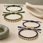 Song Yne 3-Piece Tibetan Copper Healing & Protection Bracelet Set