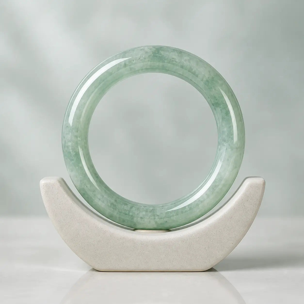 Song Yne Natural Jade Prosperity & Protection Bangle