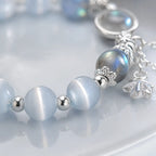 Song Yne Cat's Eye Moonstone Butterfly Support & Luck Bracelet