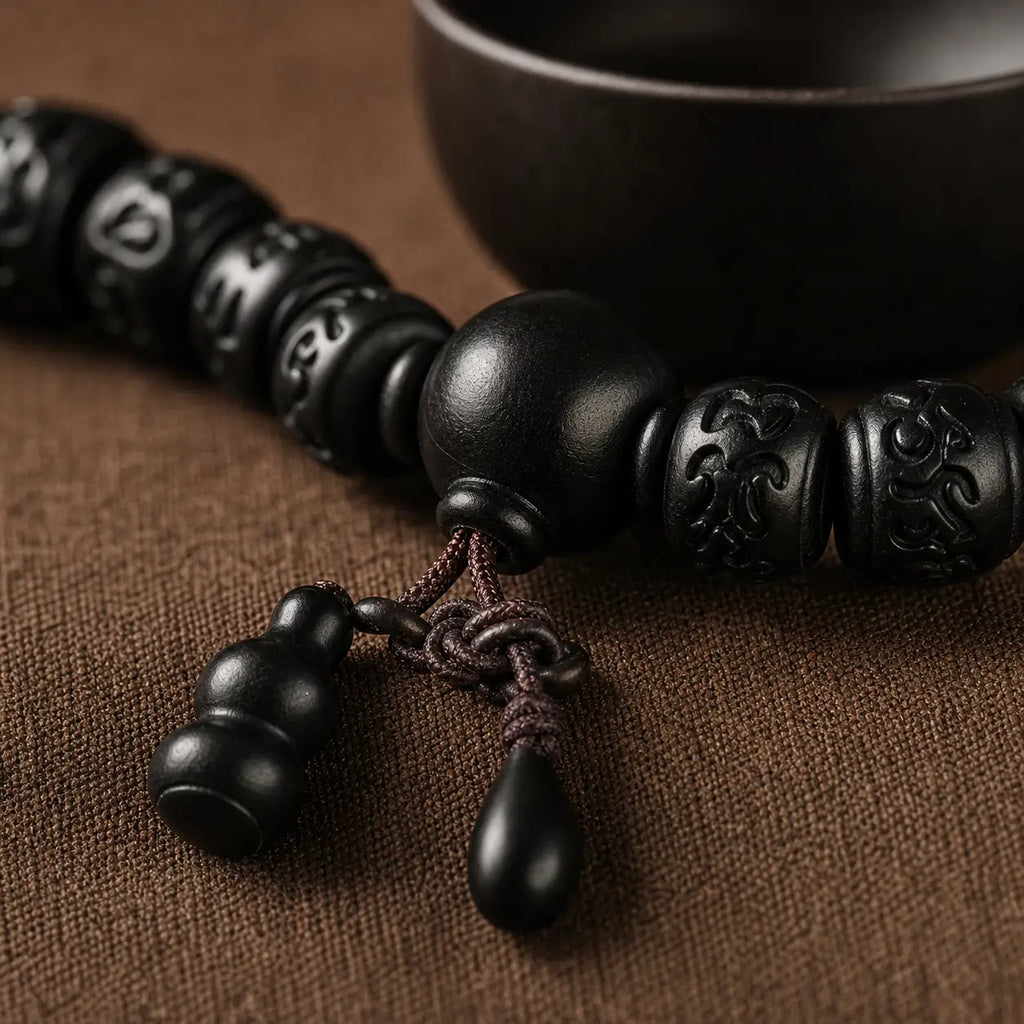 Song Yne Lightning Strike Wood Protection & Auspiciousness Bracelet