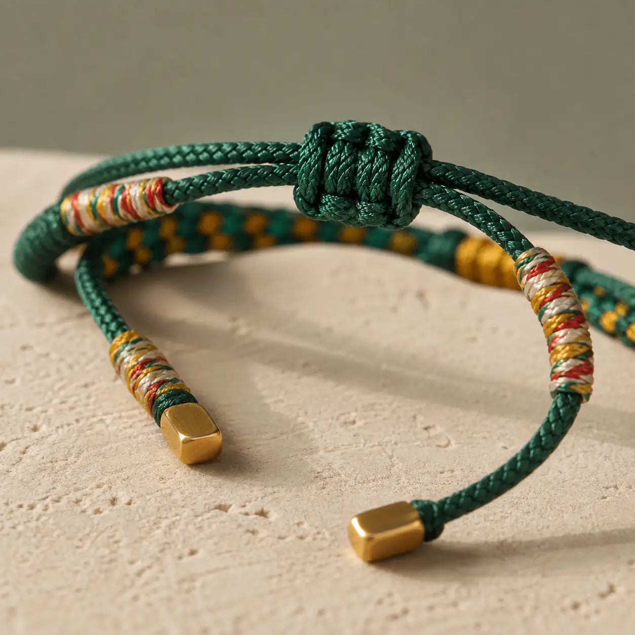 Song Yne 3-Piece Tibetan Copper Healing & Protection Bracelet Set