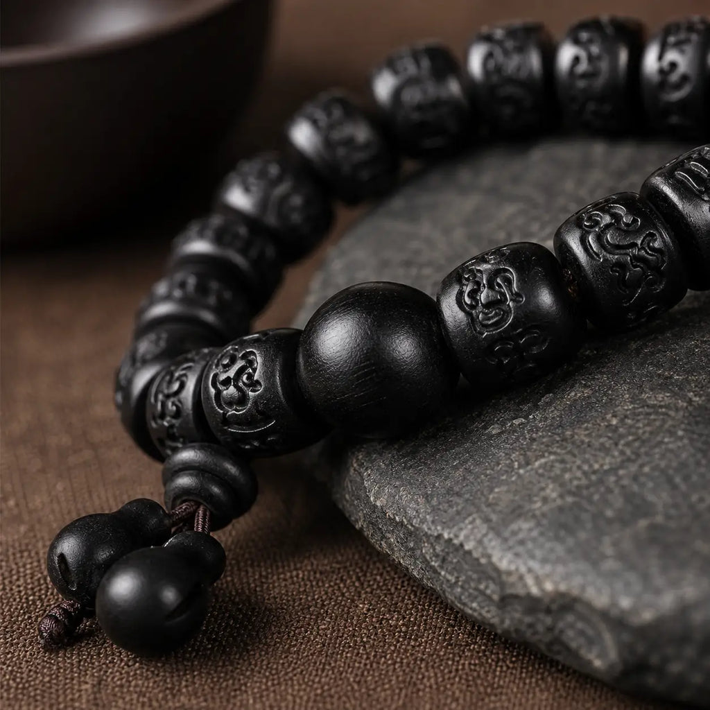 Song Yne Lightning Strike Wood Protection & Auspiciousness Bracelet