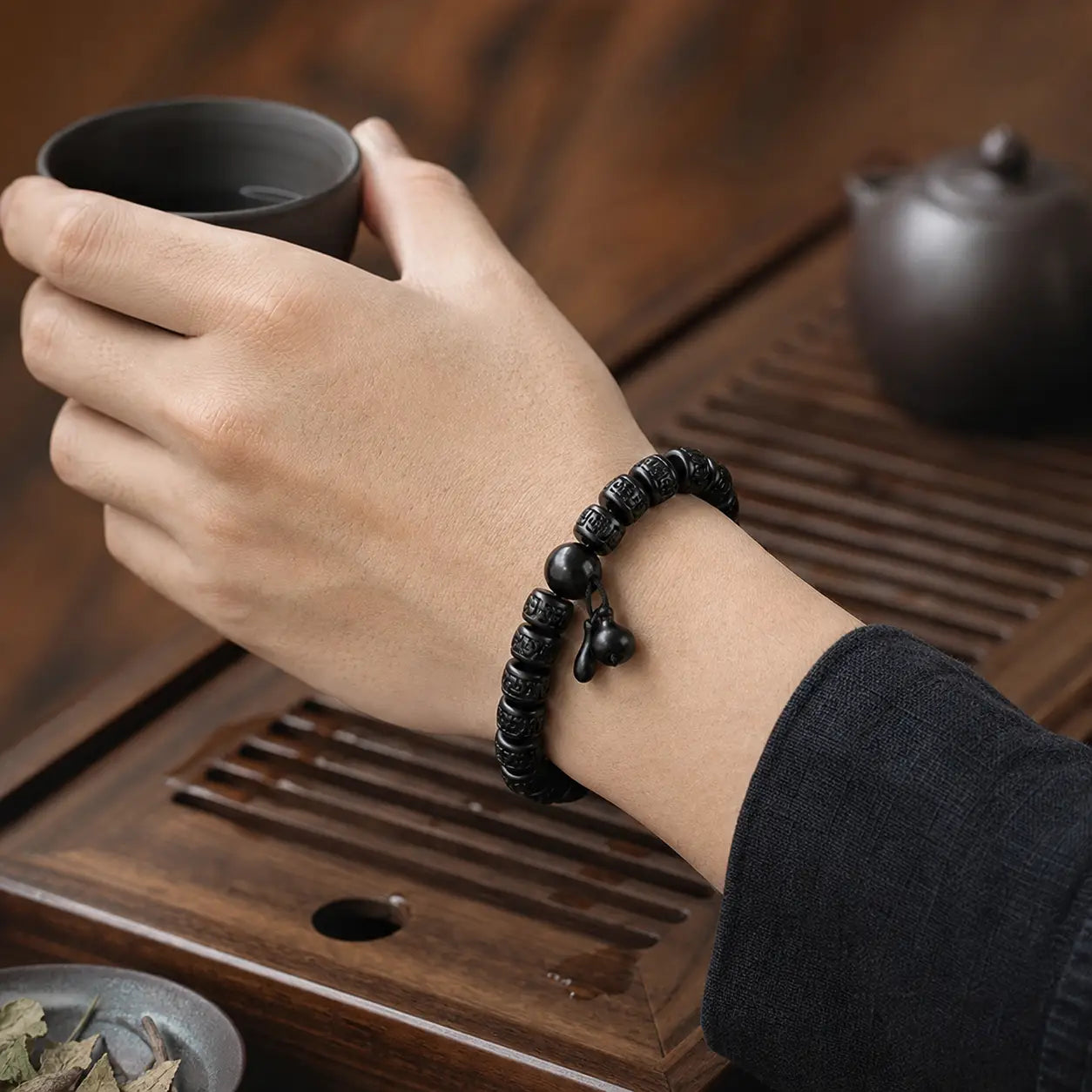 Song Yne Lightning Strike Wood Protection & Auspiciousness Bracelet