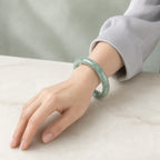 Song Yne Natural Jade Prosperity & Protection Bangle