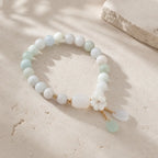 Song Yne Natural White Jade Luck & Protection Bracelet