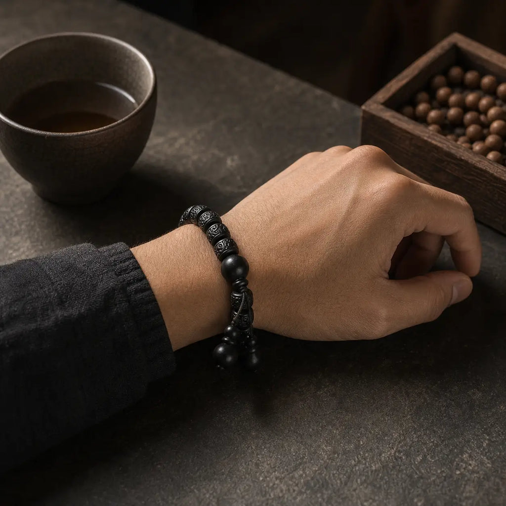 Song Yne Lightning Strike Wood Protection & Auspiciousness Bracelet