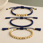 Song Yne 3-Piece Tibetan Copper Balance & Protection Bracelet Set