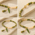 Song Yne Jade Bamboo Lily of the Valley Luck Bracelet