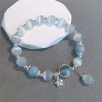 Song Yne Cat's Eye Moonstone Butterfly Support & Luck Bracelet