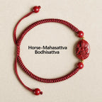 Song Yne Chinese Zodiac Natal Buddha Cinnabar Protection Bracelet