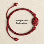 Song Yne Chinese Zodiac Natal Buddha Cinnabar Protection Bracelet