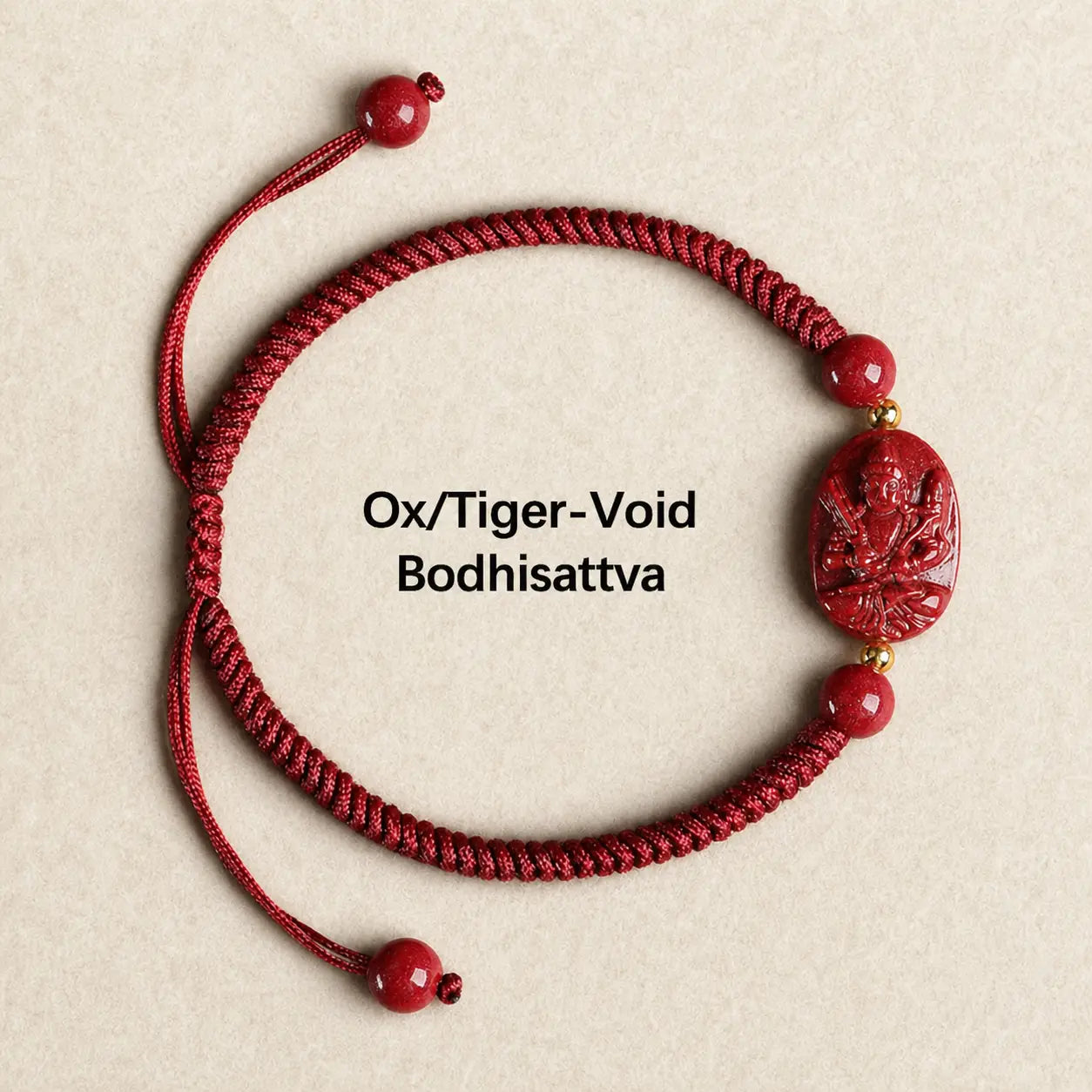 Song Yne Chinese Zodiac Natal Buddha Cinnabar Protection Bracelet