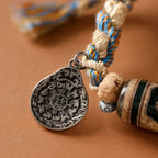 Song Yne Nine-Eyed Dzi Bead Wealth Protection Bracelet