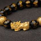 Song Yne Pixiu Obsidian Wealth & Protection Bracelet