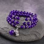 Song Yne Amethyst Pixiu Wealth & Protection Bracelet