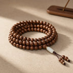 Song Yne 108 Rosewood Jade Calm & Prosperity Mala Bracelet