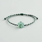 Song Yne Flower Jade Hand-Woven Prosperity Bracelet