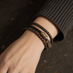 Song Yne Ebony Wood Copper Grounding & Healing Multilayer Bracelet