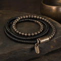 Song Yne Ebony Wood Copper Grounding & Healing Multilayer Bracelet