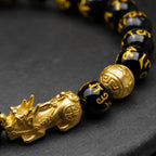 Song Yne Pixiu Obsidian Wealth & Protection Bracelet