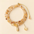 Song Yne Citrine Multi Layer Joy & Abundance Bracelet