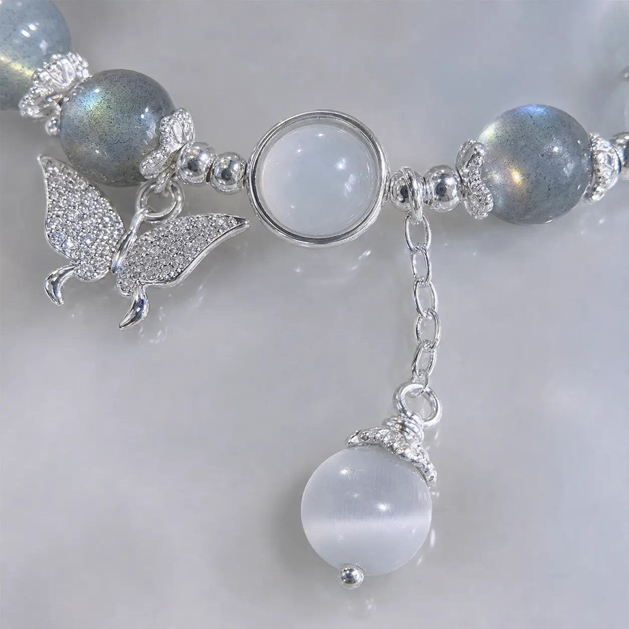 Song Yne Cat's Eye Butterfly Luck & Peace Bracelet