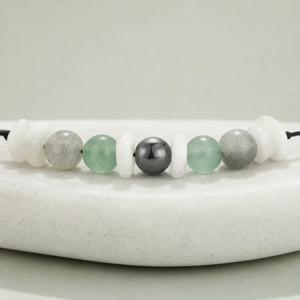 Song Yne Labradorite Moonstone Menopause Healing Bracelet