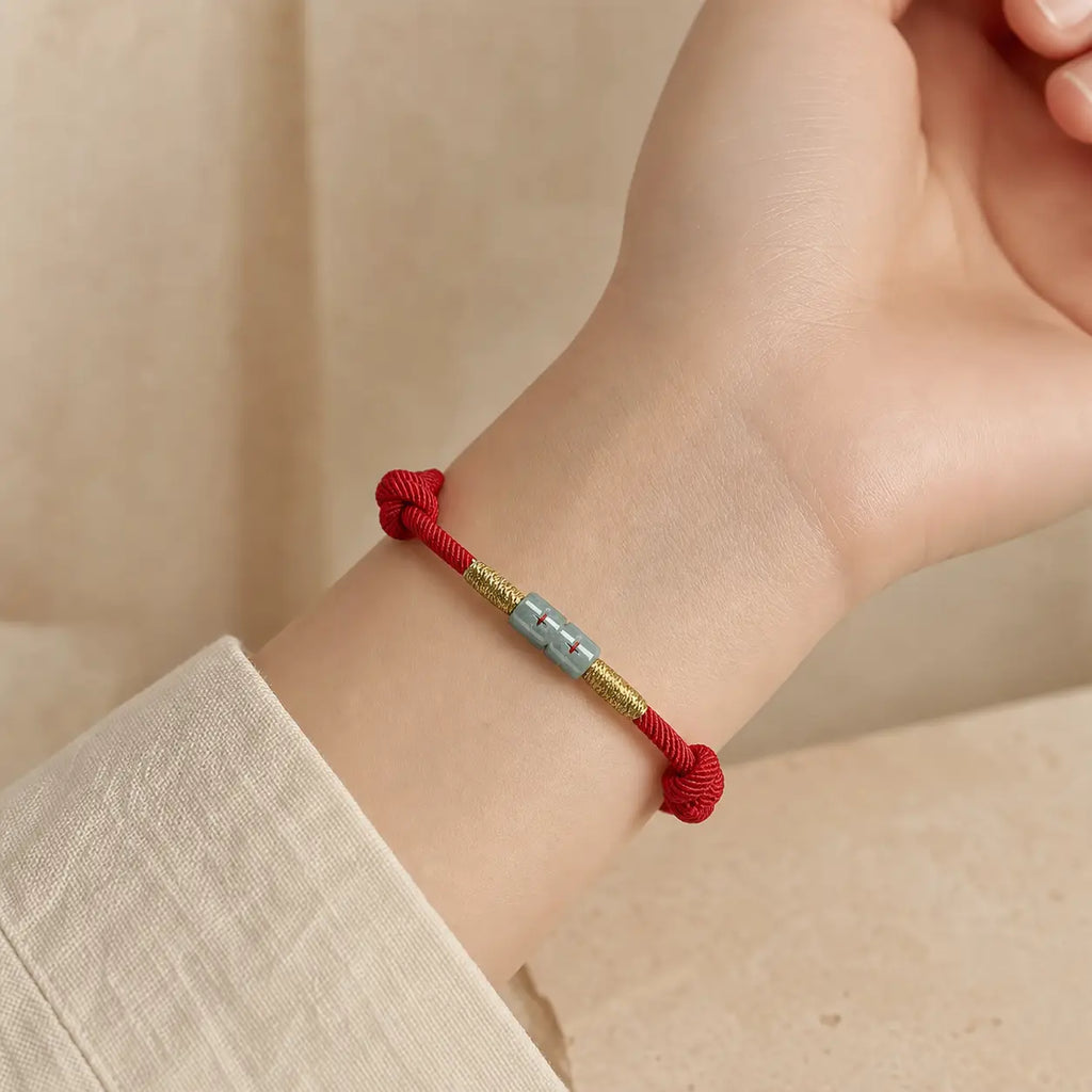 Song Yne Jade Luck & Protection String Bracelet