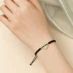 Song Yne Hetian Jade Peace Buckle Fu Luck Bracelet