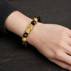 Song Yne Pixiu Obsidian Wealth & Protection Bracelet