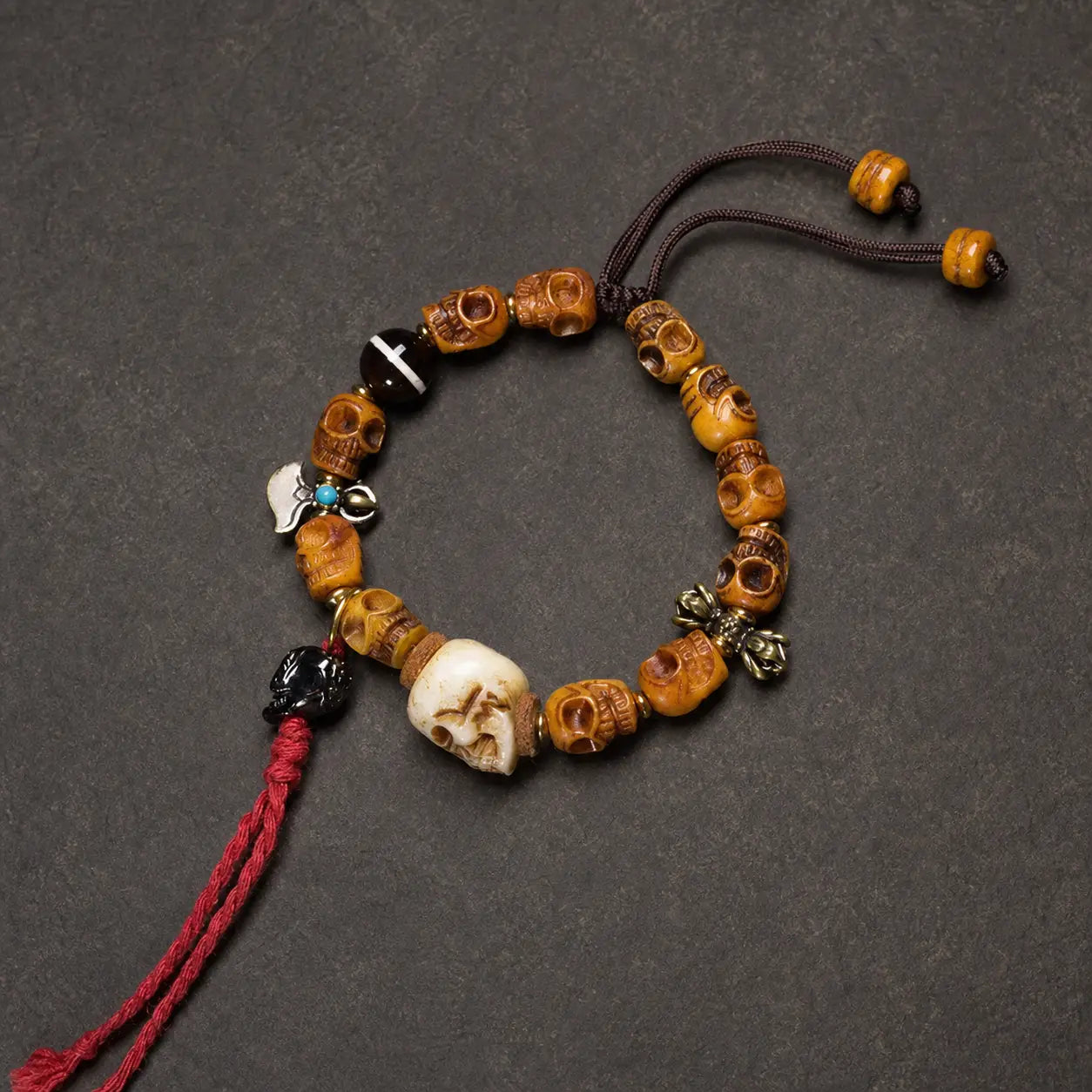 Song Yne Lord of the Corpse Forest Bone Beads Happiness Bracelet