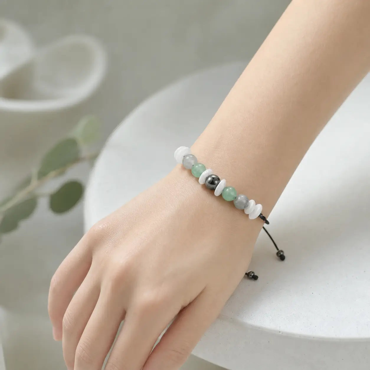 Song Yne Labradorite Moonstone Menopause Healing Bracelet