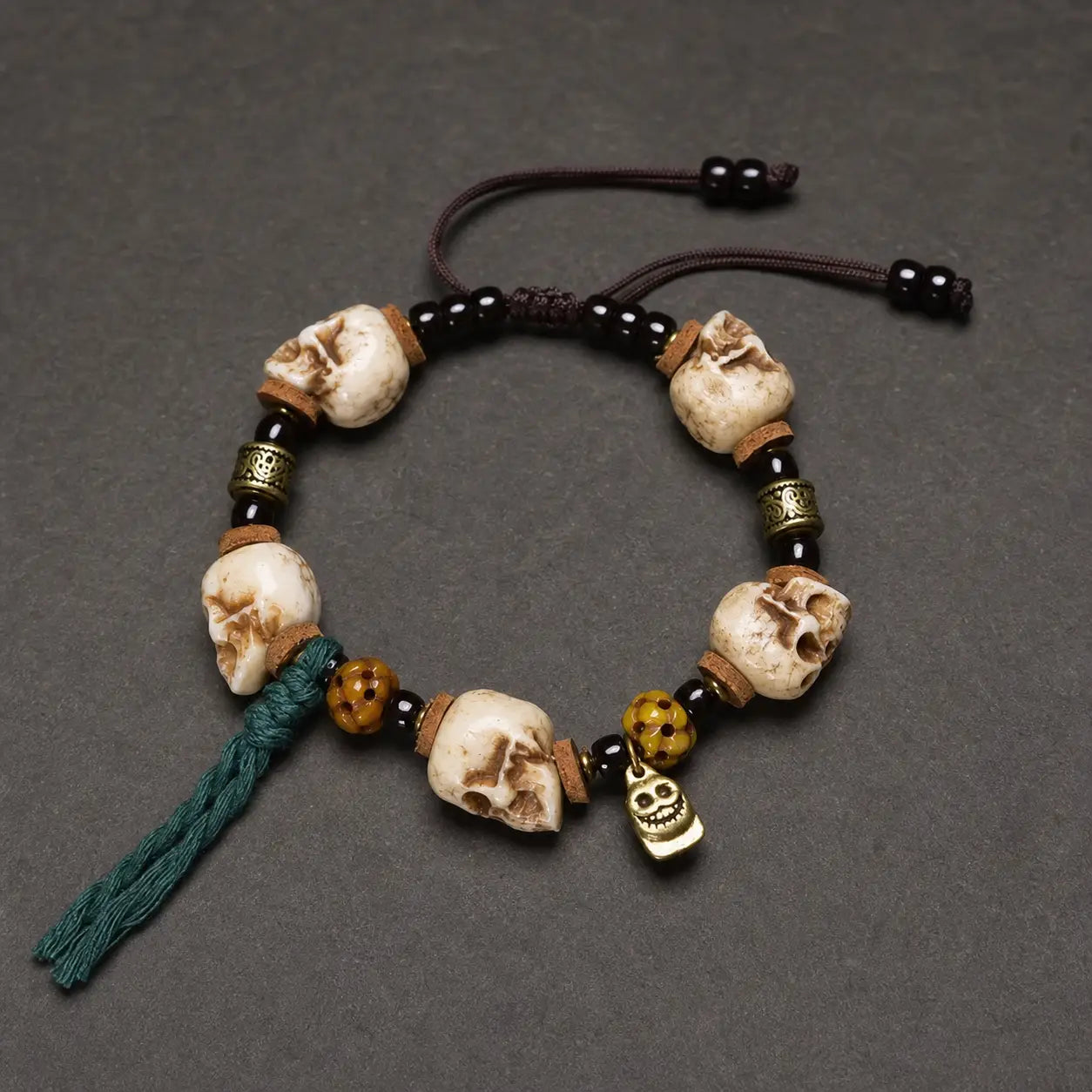 Song Yne Lord of the Corpse Forest Bone Beads Happiness Bracelet