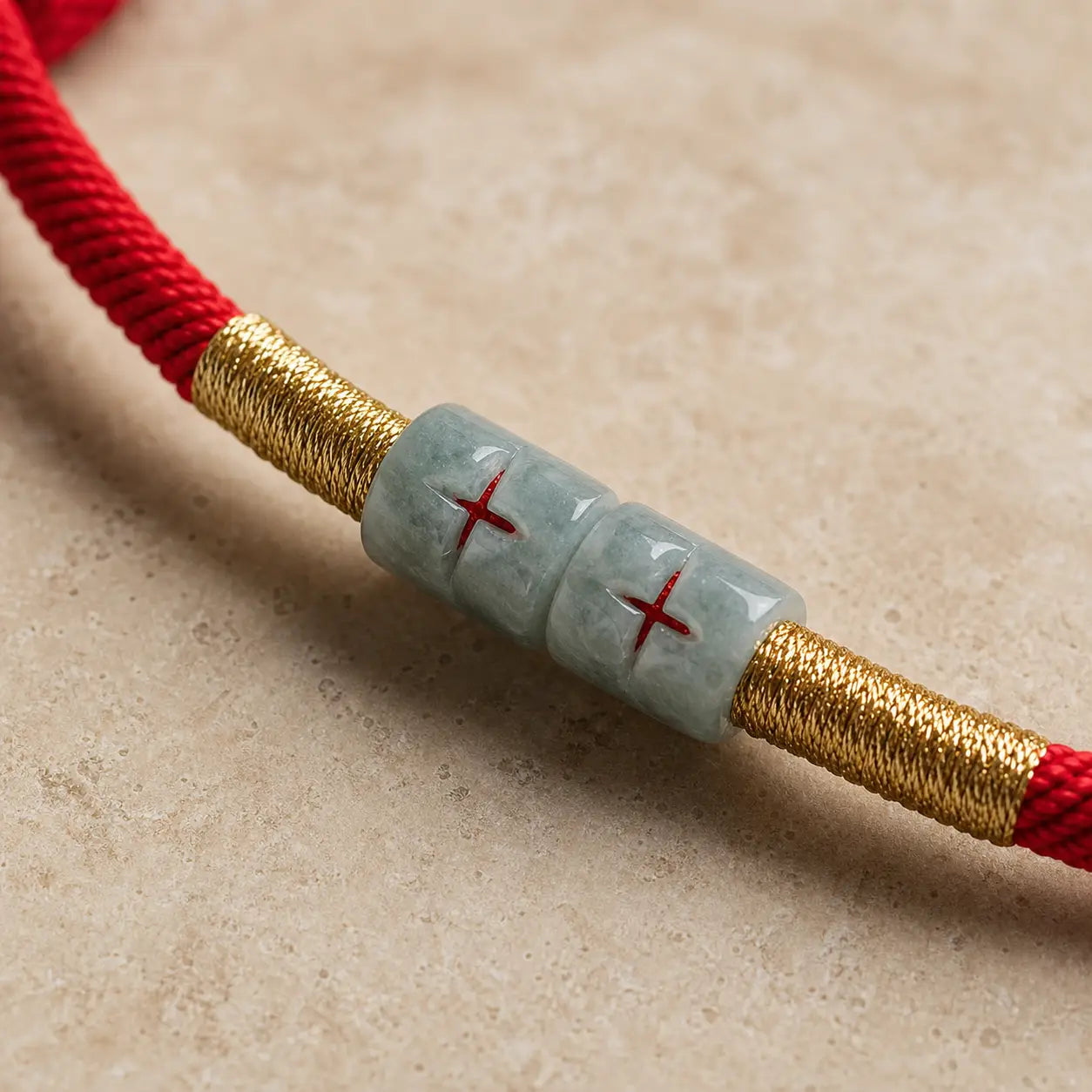 Song Yne Jade Luck & Protection String Bracelet