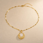 Song Yne Jade Koi Fish Lotus Luck Pendant Necklace