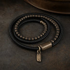 Song Yne Ebony Wood Copper Grounding & Healing Multilayer Bracelet