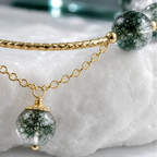 Song Yne Green Phantom Confidence & Luck Charm Bracelet