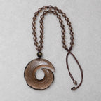 Song Yne Obsidian Ice Obsidian Peace Buckle Strength Pendant
