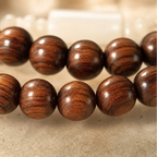 Song Yne 108 Rosewood Jade Calm & Prosperity Mala Bracelet