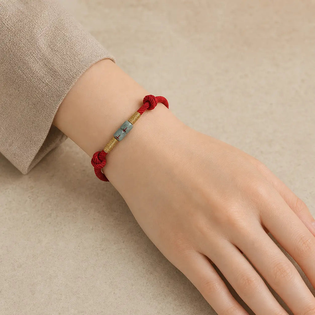 Song Yne Jade Luck & Protection String Bracelet