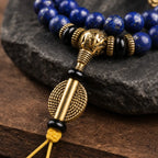 Song Yne Tibetan Lapis Lazuli Positive Energy Mala Bracelet