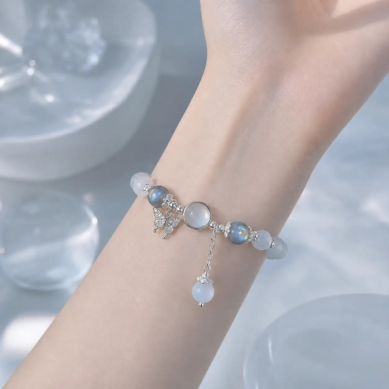 Song Yne Cat's Eye Butterfly Luck & Peace Bracelet
