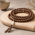Song Yne 108 Rosewood Jade Calm & Prosperity Mala Bracelet