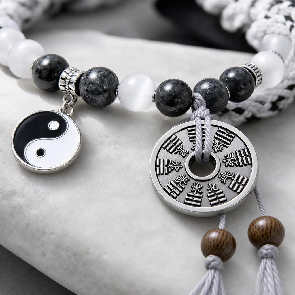 Song Yne Mountain Ghost Coin Yin Yang Protection & Strength Bracelet