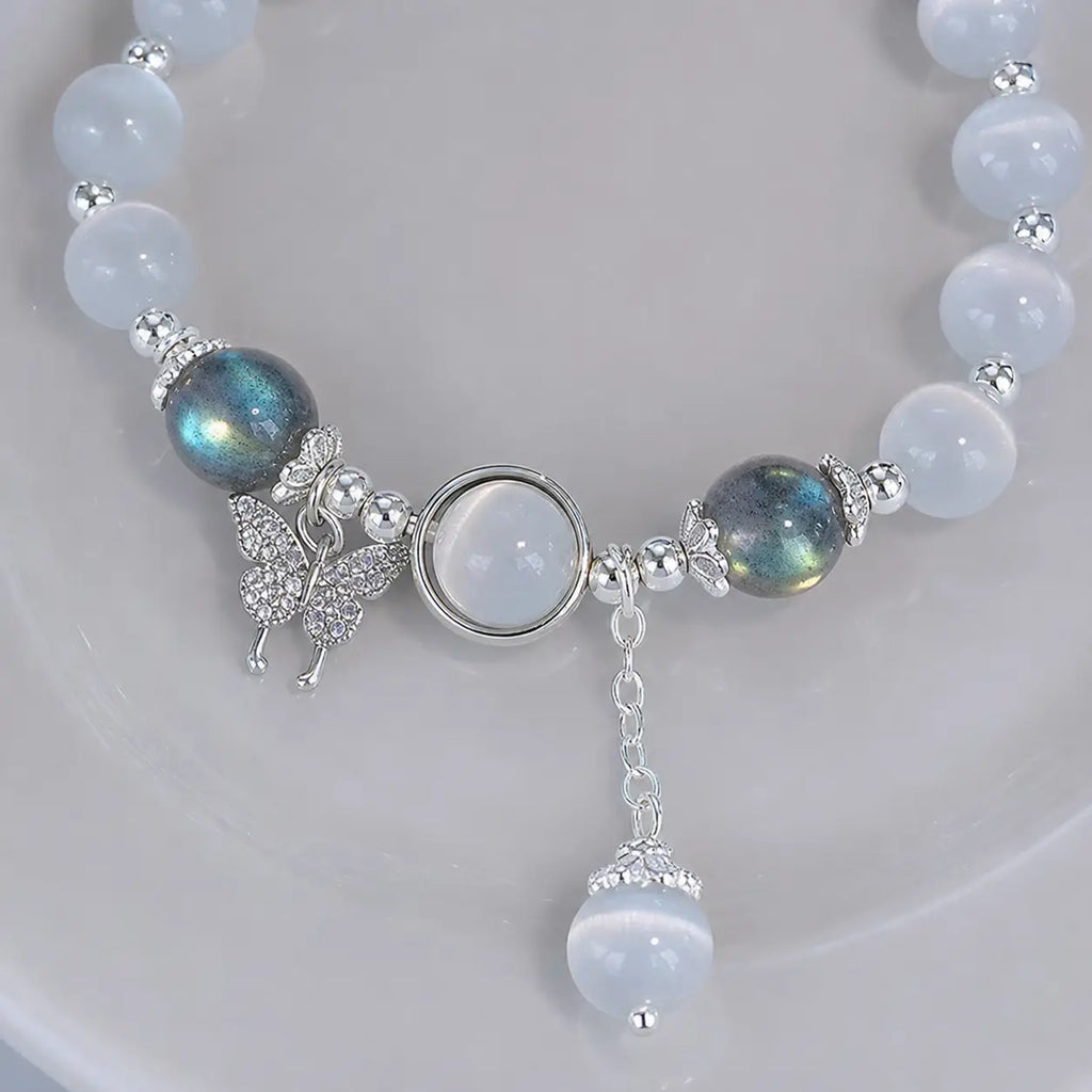 Song Yne Cat's Eye Butterfly Luck & Peace Bracelet