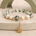 Song Yne Green Phantom Pearl Self-Acceptance & Luck Bracelet